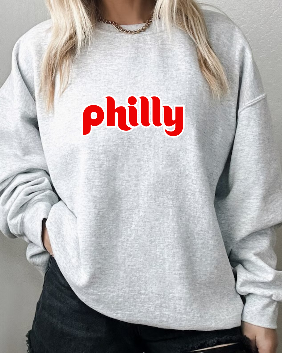 Philly Ash Grey Sweatshirt – DyeHardFan