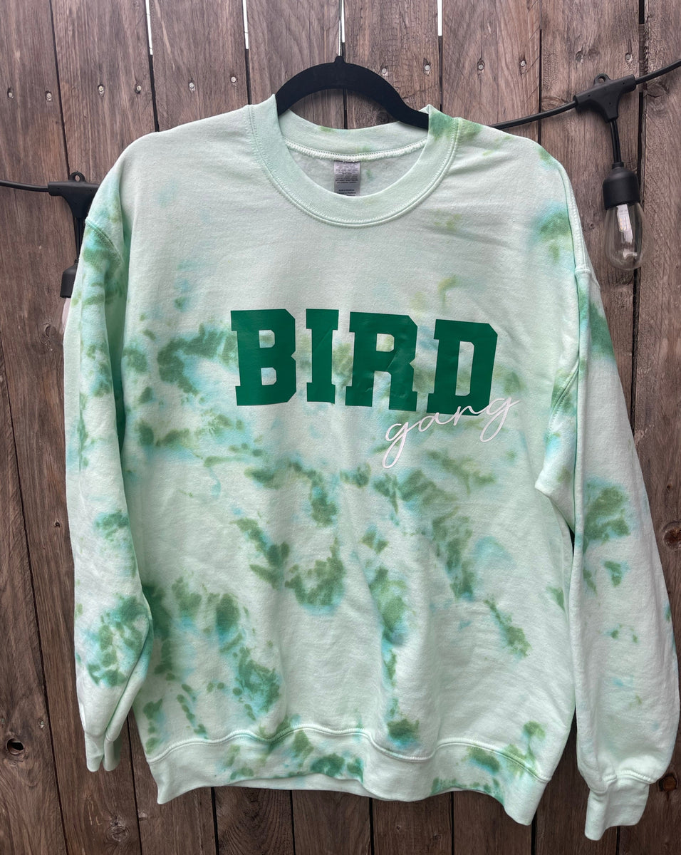 Green tie best sale dye crewneck