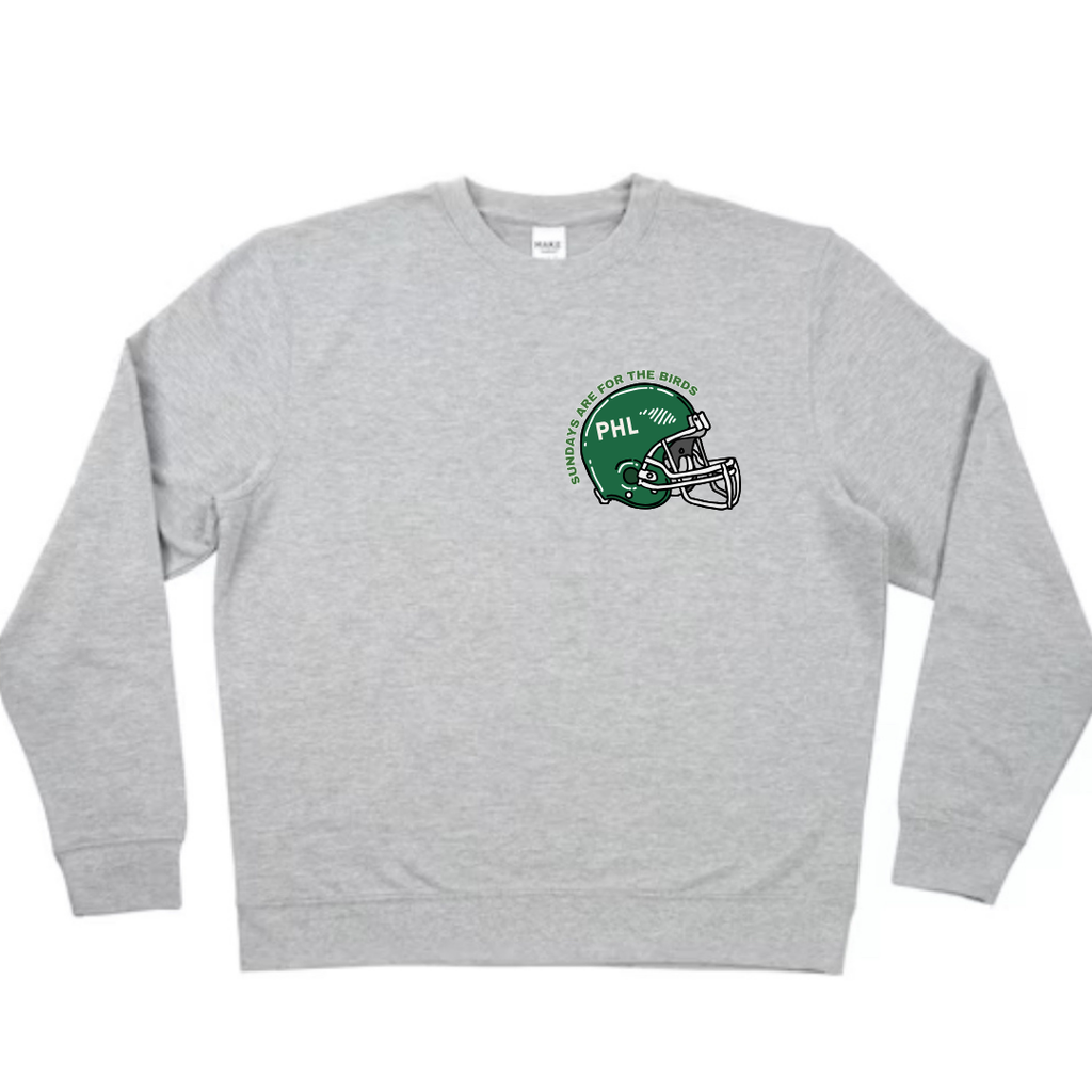 Sundays are for the Birds Helmet Crewneck