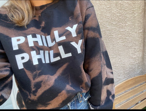 Philly Philly Black Crewneck Sweatshirt