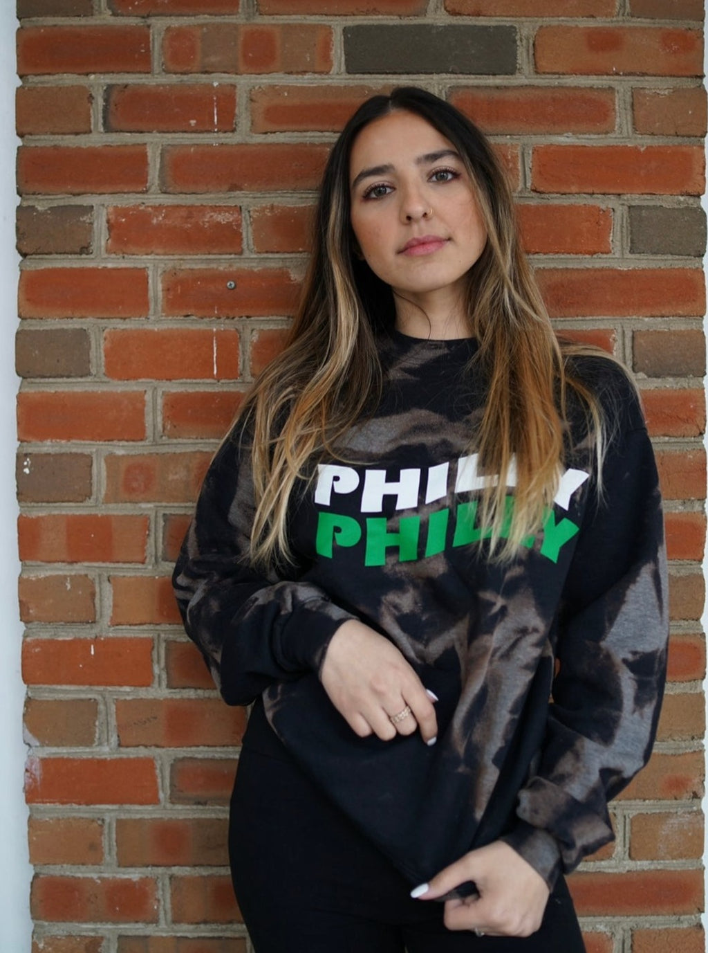 DYED PHILLY WAVY CREWNECK